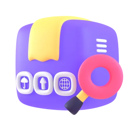 Search Delivery  3D Icon