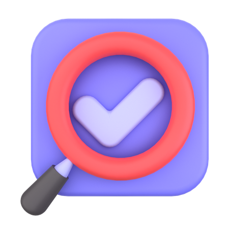 Search Done  3D Icon