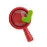 3d approved search logo