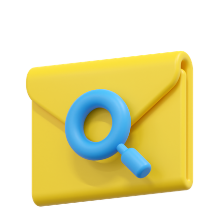 Search email  3D Icon