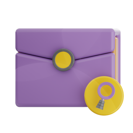 Search Email  3D Icon