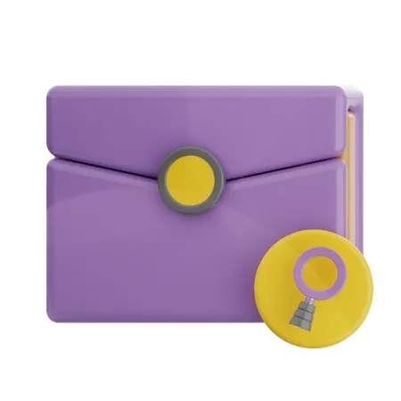 Search Email  3D Icon