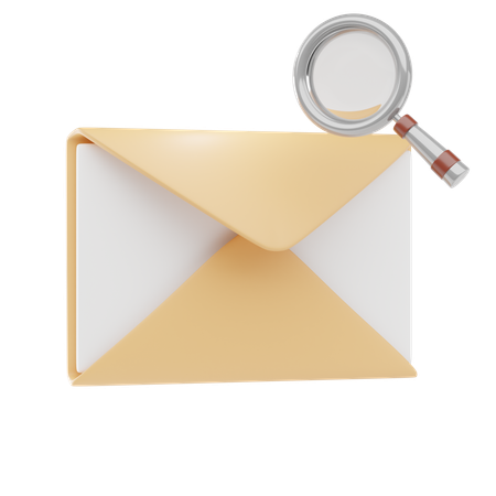 Search Email  3D Icon