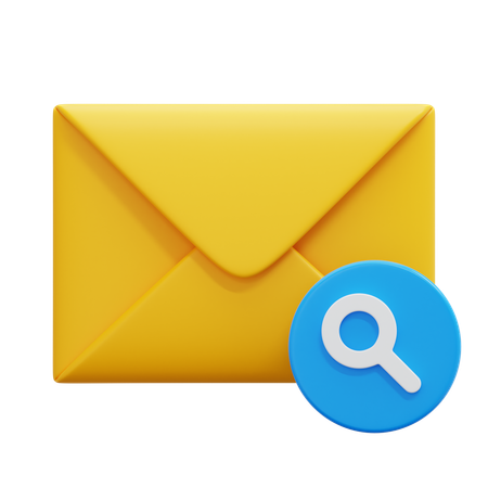 Search Email  3D Icon