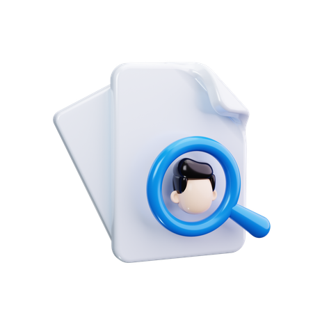 従業員を検索  3D Icon