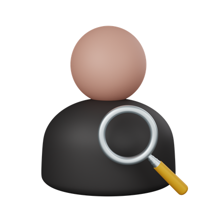 Search employee  3D Icon