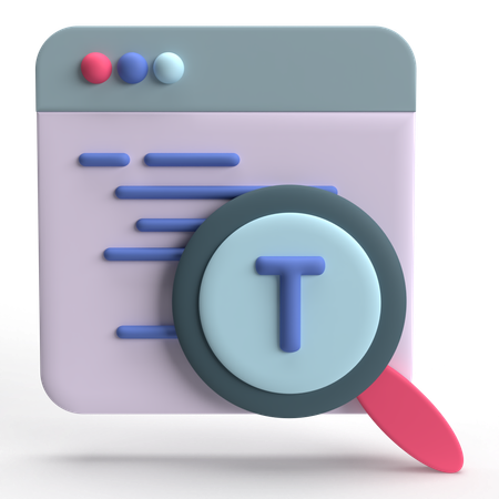 Search Engine  3D Icon