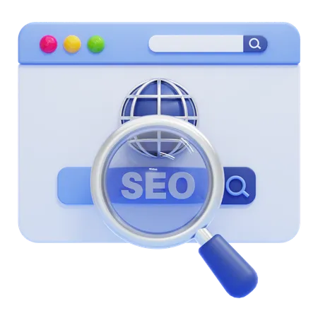 Search Engine  3D Icon