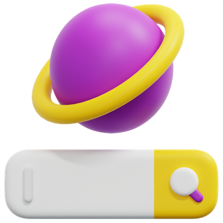 Search Engine  3D Icon