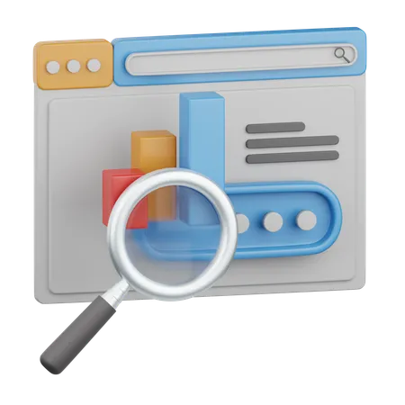 Search engine  3D Icon