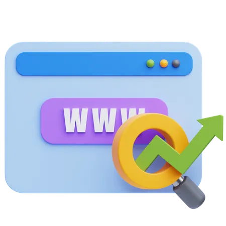 Search Engine  3D Icon