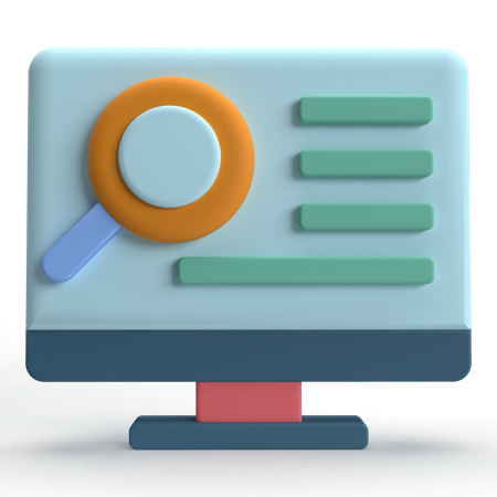 Search Engine  3D Icon