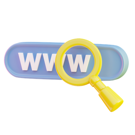 Search Engine  3D Icon