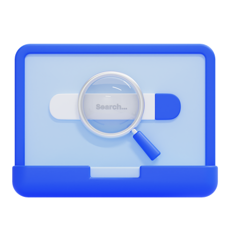 Search Engine  3D Icon