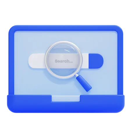 Search Engine  3D Icon