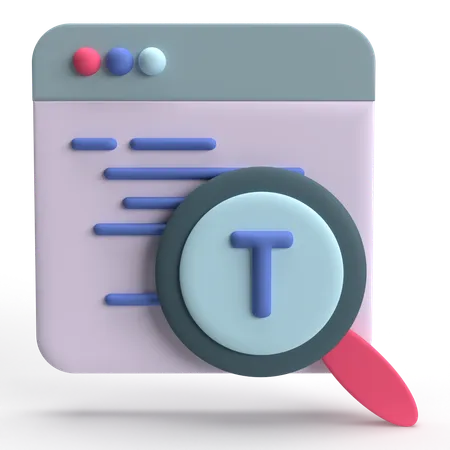 Search Engine  3D Icon