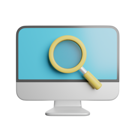 Search Engine  3D Icon