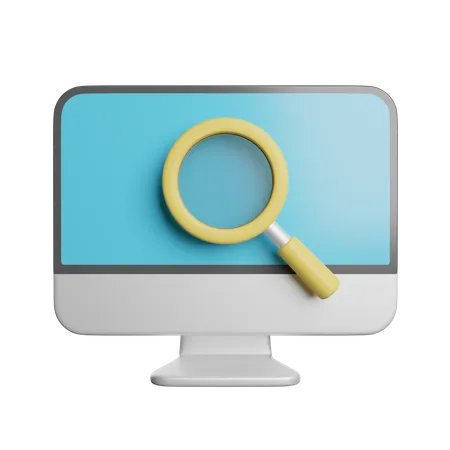 Search Engine  3D Icon