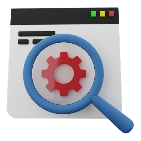 Search Engine 3D Icon