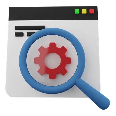 Search Engine  3D Icon