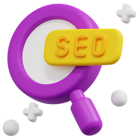 Search Engine Optimization  3D Icon