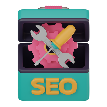 Search Engine Optimization  3D Icon