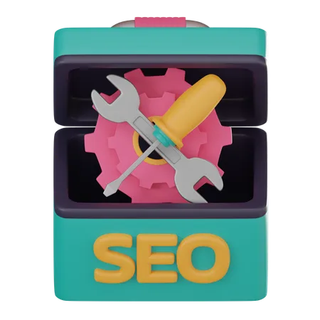 Search Engine Optimization  3D Icon