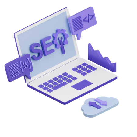 Search Engine Optimization  3D Icon