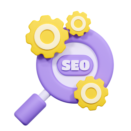 Search Engine Optimization  3D Icon