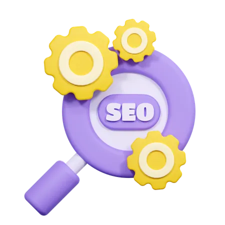 Search Engine Optimization  3D Icon