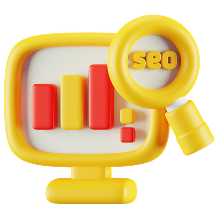 Search Engine Optimization  3D Icon