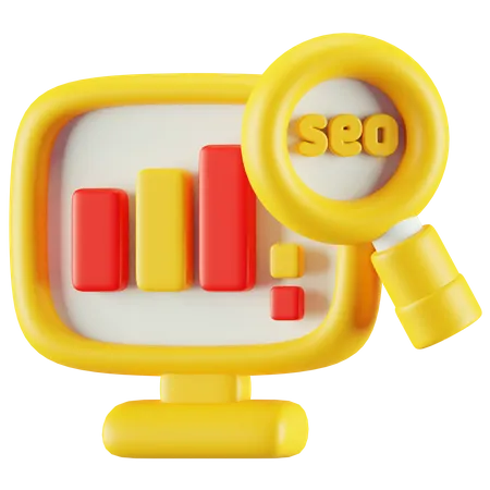 Search Engine Optimization  3D Icon