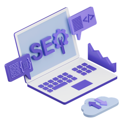 Search Engine Optimization  3D Icon