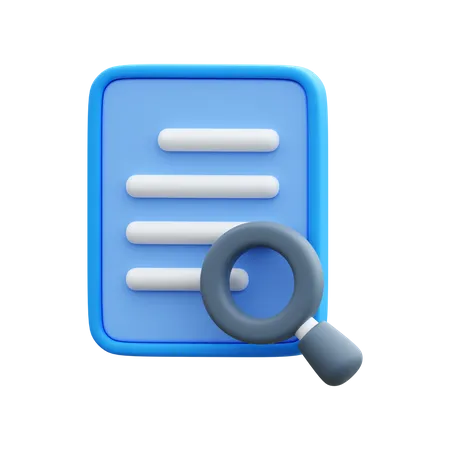 Search File  3D Icon