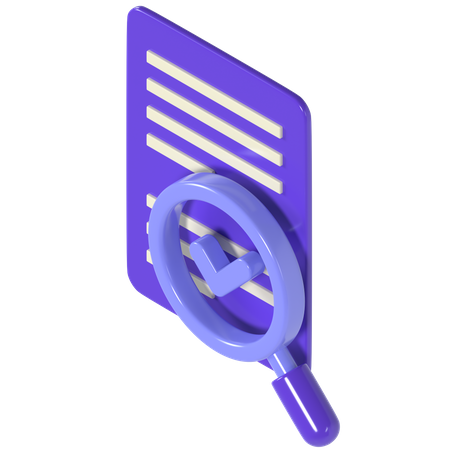 Search File  3D Icon