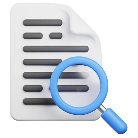 Search File  3D Icon