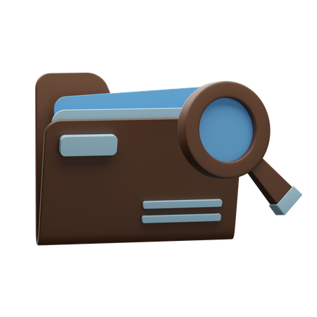 Search File  3D Icon