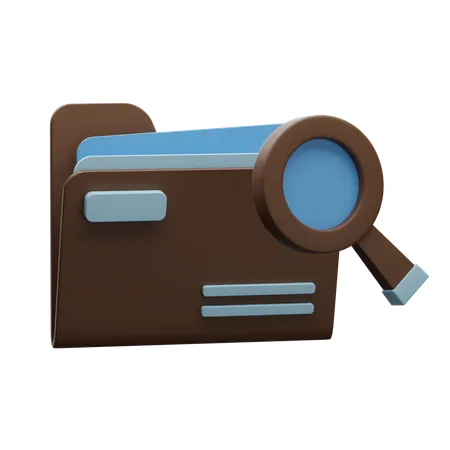 Search File  3D Icon