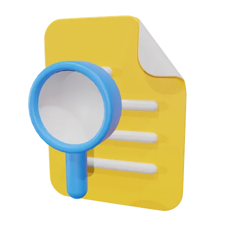 Search File 3D Icon