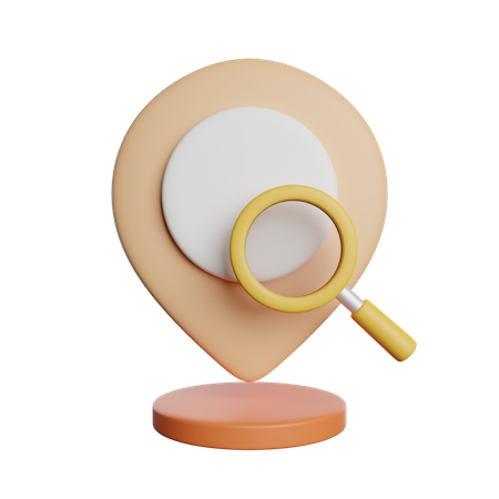 Search Find Location  3D Icon