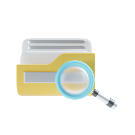 Search folder  3D Icon