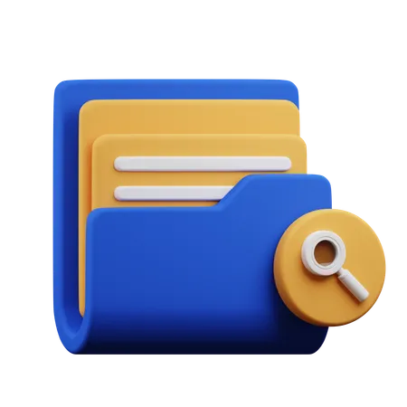 Search Folder  3D Icon