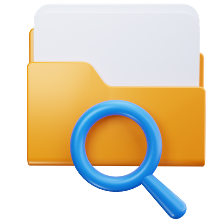 Search Folder  3D Icon
