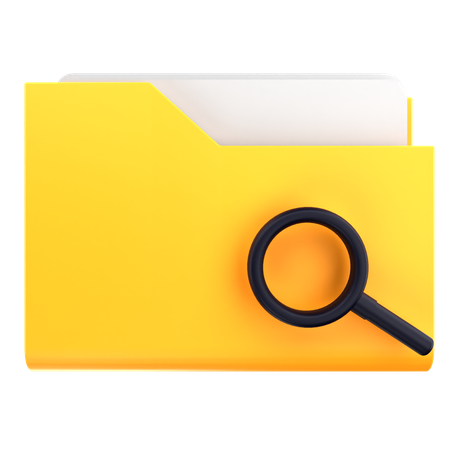 Search Folder  3D Icon