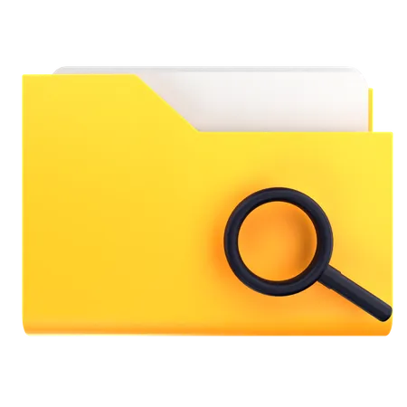 Search Folder  3D Icon