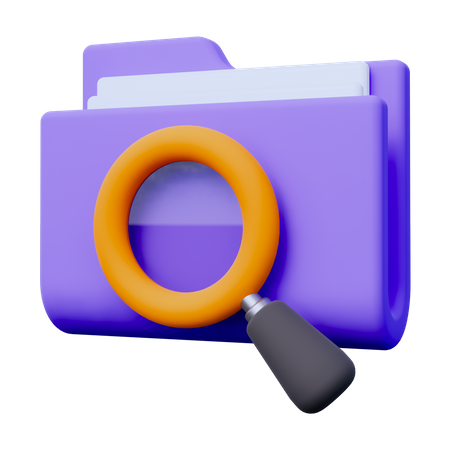 Search Folder  3D Icon