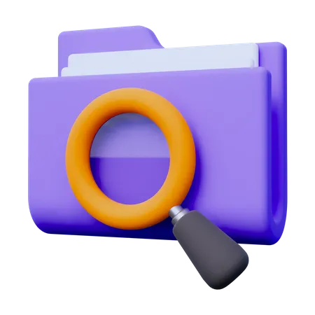 Search Folder  3D Icon