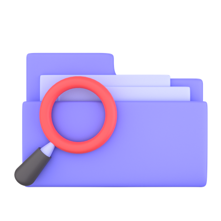 Search Folder  3D Icon