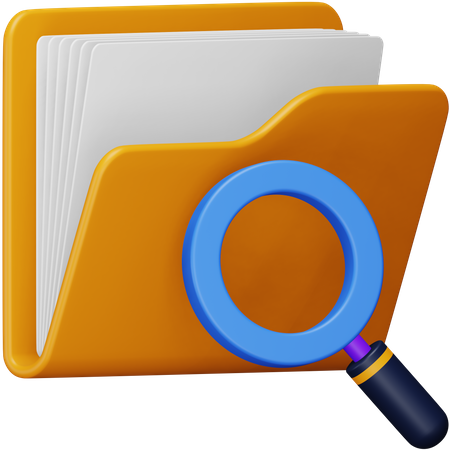 Search Folder  3D Icon