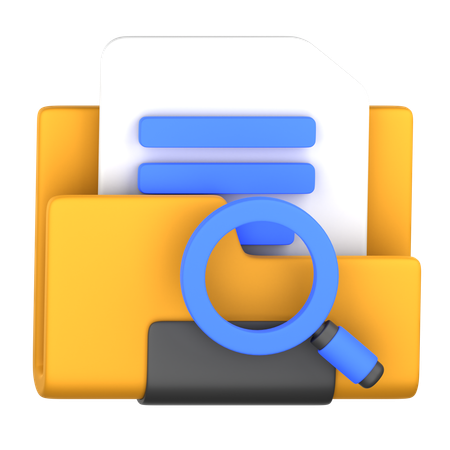 Search Folder  3D Icon